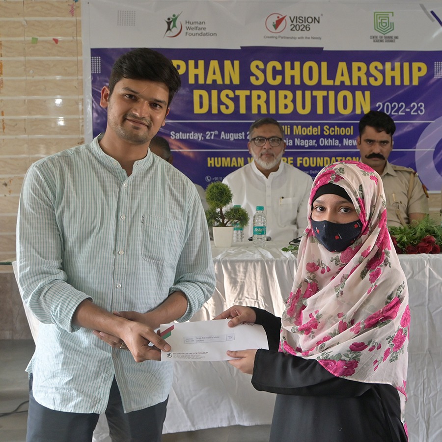 Orphan Scholarship Distribution  New Delhi