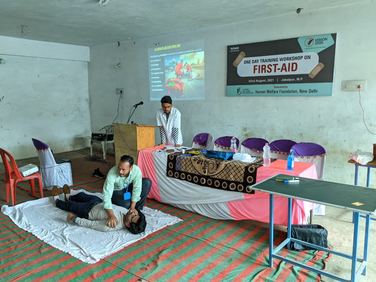 First Aid Workshop, Jabalpur | 31 Aug 2021