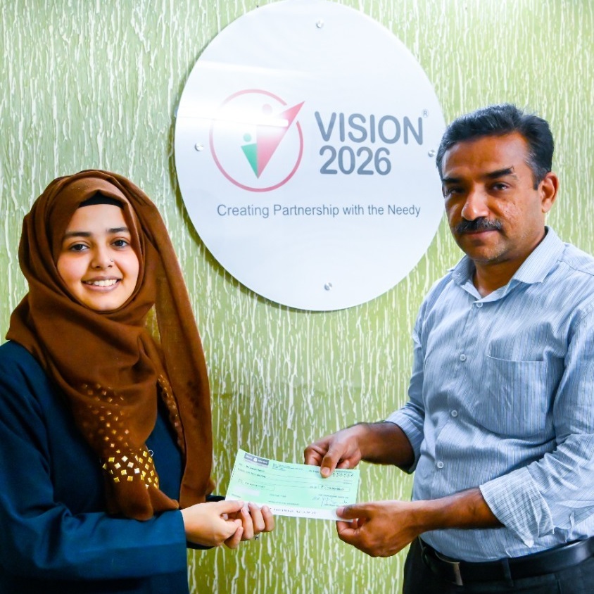 Educational Assistance to Zainab for Higher Studies Abroad