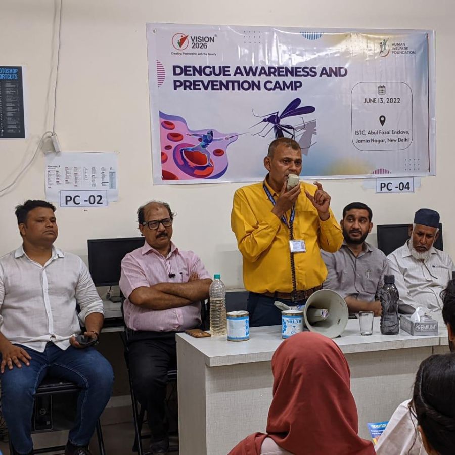 Dengue Awareness and Prevention Camp held at ISTC, Jamia Nagar, Delhi